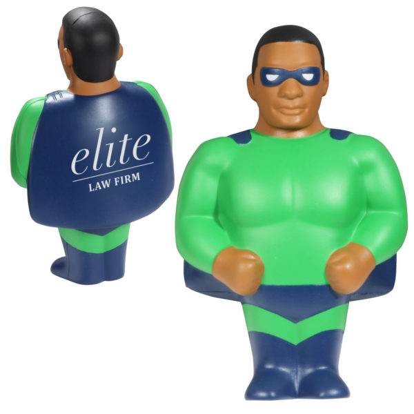 PU African American Super Hero Stress Reliever