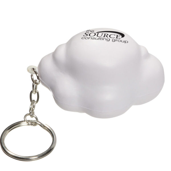 PU Cloud Stress Reliever Key Chain