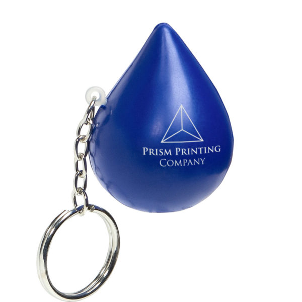 PU Droplet Stress Reliever Key Chain