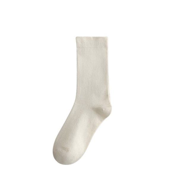 Pure Color Single-Side Socks