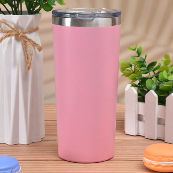 14 oz 304 Stainless Steel Water Bottle with Double lid - Image 2