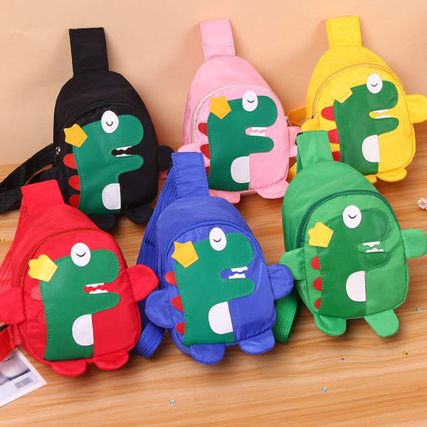 Cartoon Children Dinosaur One-Shoulder Crossbody Bag