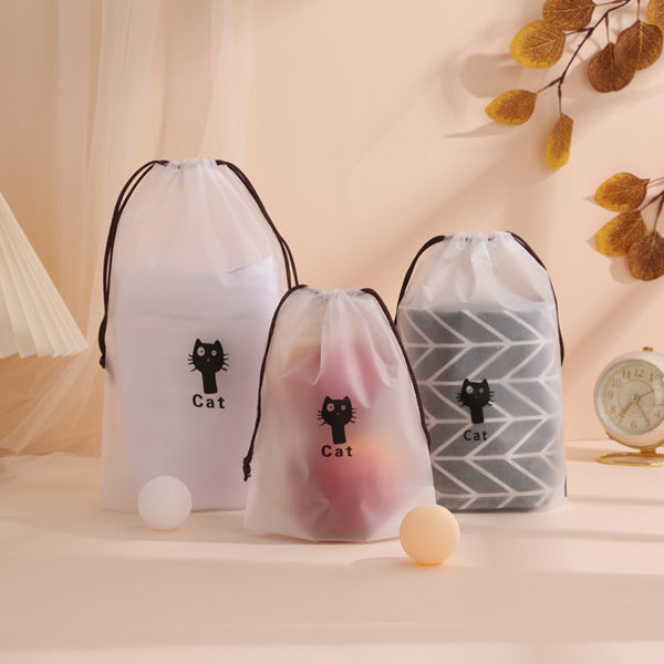 PE Drawstring Bundle Pocket Storage Bag