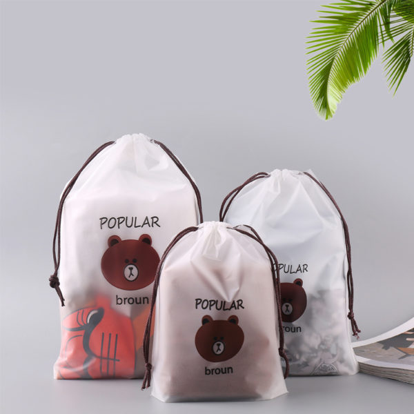 PE Drawstring Bundle Pocket Storage Bag