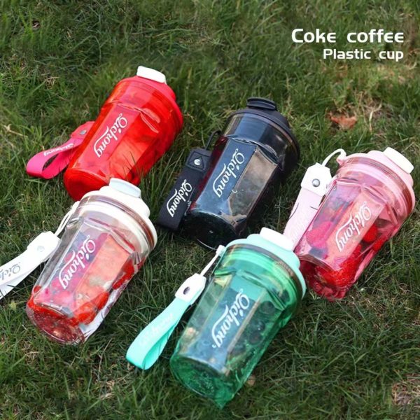 17 OZ Portable Plastic Water Bottle Coffee Bottle