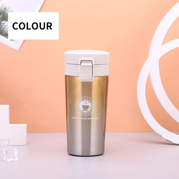 13 oz Gradient Color 304 stainless steel Coffee Bottle