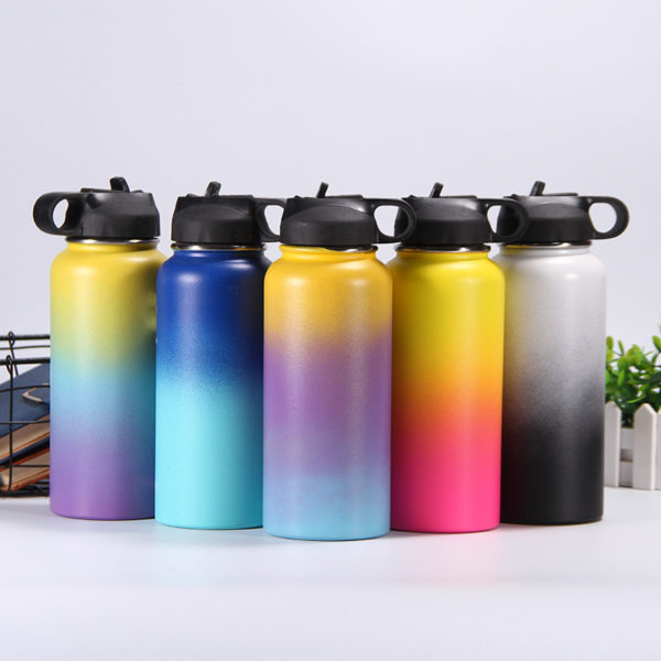 32 OZ Gradient Color 304 Stainless Steel Water Bottle