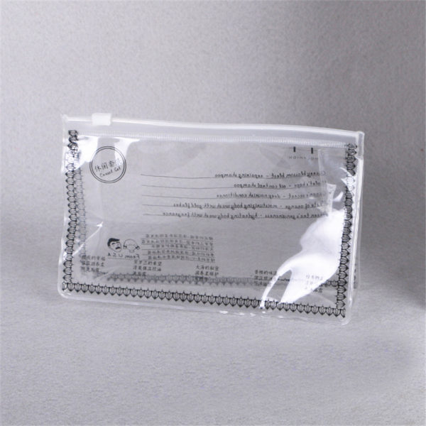 PVC Pouch Triangle Cosmetic Zipper Bag