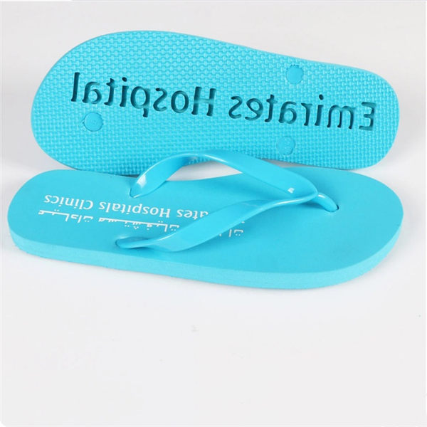 Flip Flops with Banded Logo Debossed logo