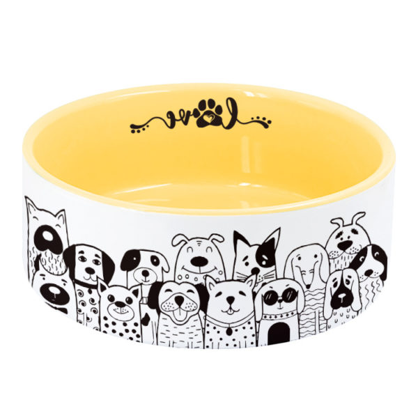 Customized Ceramic Pet Food Bowl