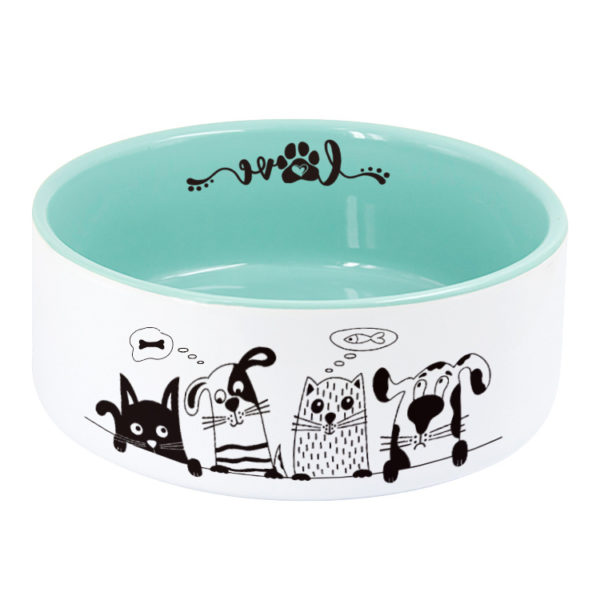 Customized Ceramic Pet Food Bowl