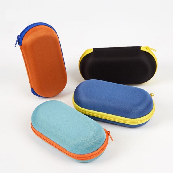 EVA Colorful Zipper Storage Glasses Case