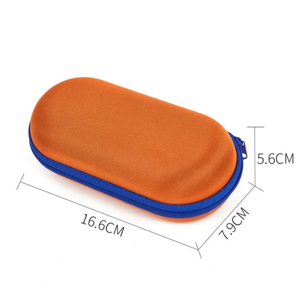 EVA Colorful Zipper Storage Glasses Case