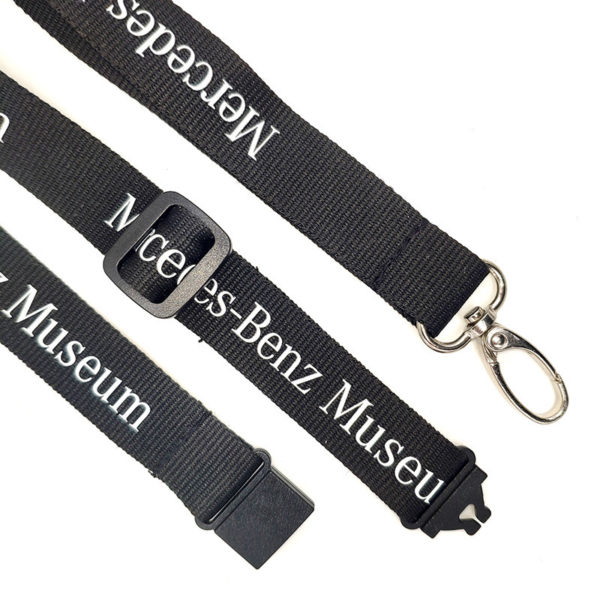 Nylon Silk Screen ID Lanyard