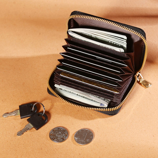 PU Leather Multi-function Organ Card Case