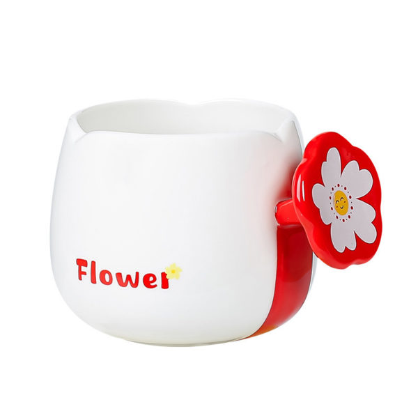 Creative Flower Ceramic Mug 11OZ