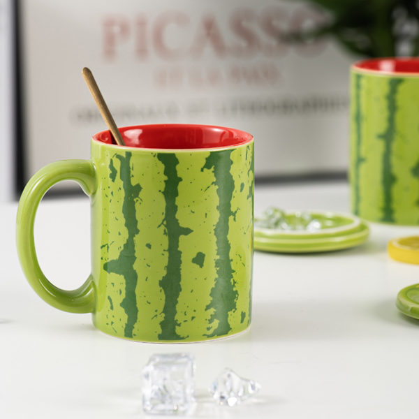 Trendy Watermelon Ceramic Mug 12OZ