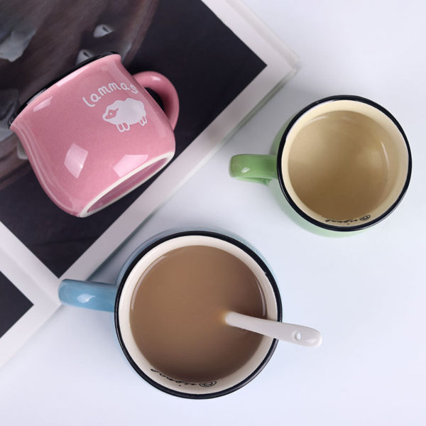 Vintage Ceramic Breakfast Mug 12OZ