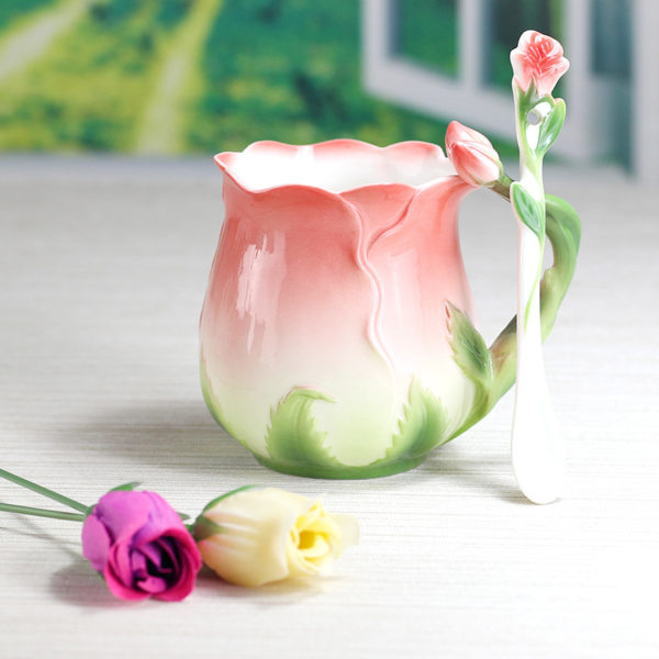 Beautiful Rose Ceramic Mug 11OZ