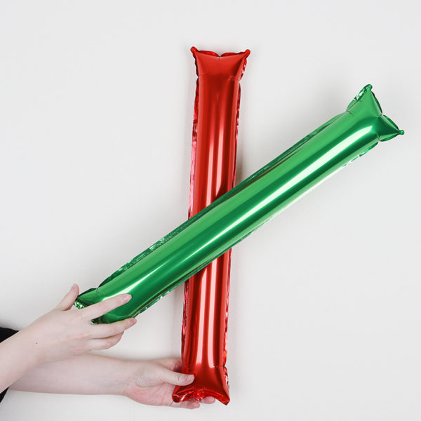 Thicken Reflective Foil Inflatable Thunder Sticks Cheering Bar