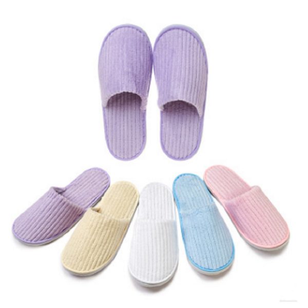 Coral-fleece Hotel Slippers