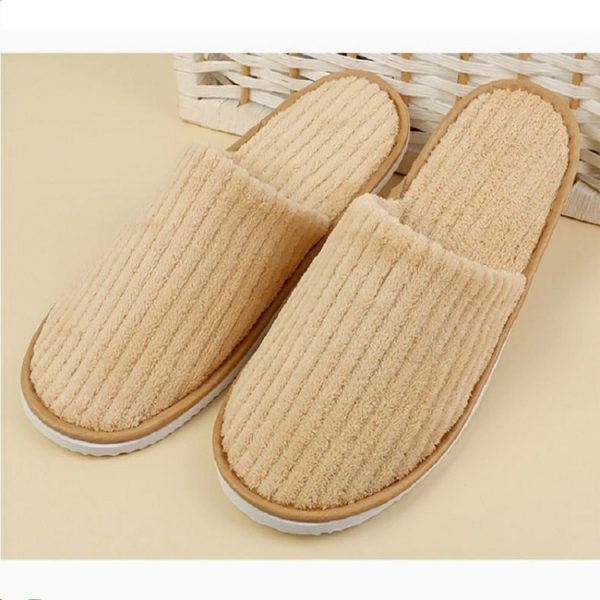 Coral-fleece Hotel Slippers