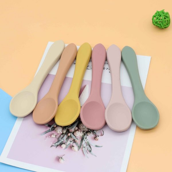 Food Grade Full Silicone Fork And Spoon Set