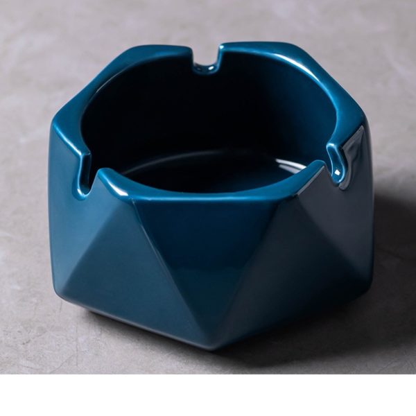 Simple Polygonal Ceramic Ashtray