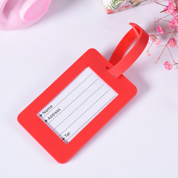 Eco-friendly Soft Plastic Luggage Tag