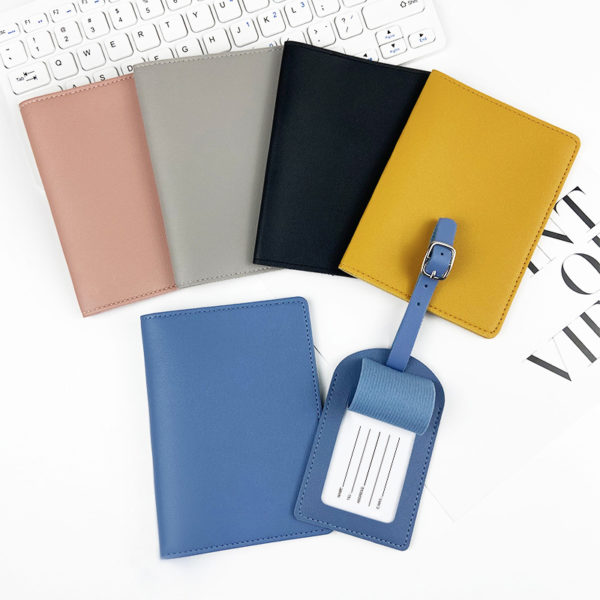 PU Leather Customized Luggage Tag Set