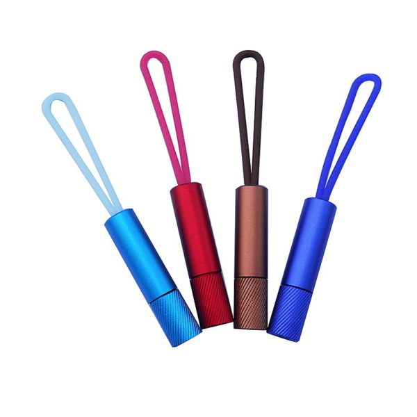 Aluminum Mini Silicone Cord Flashlight