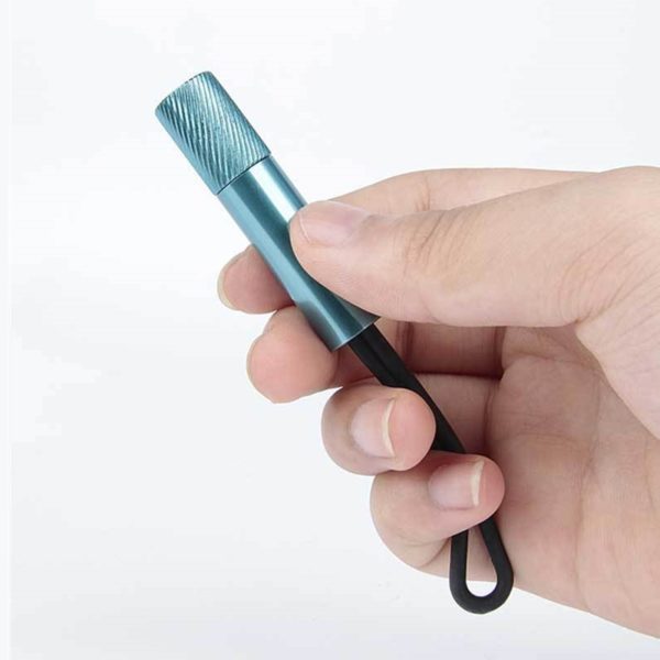 Aluminum Mini Silicone Cord Flashlight