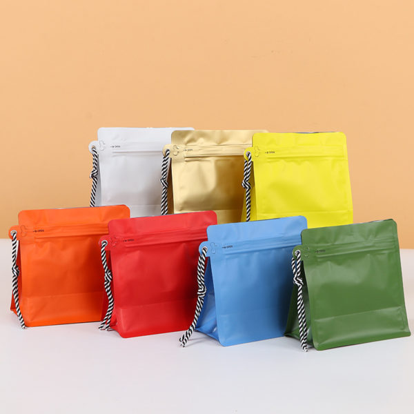 Lanyard Eight-sided Plastic Sealing Bag