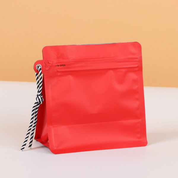 Lanyard Eight-sided Plastic Sealing Bag