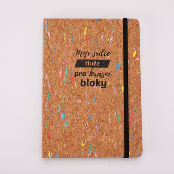 Cork Notebooks with Silkscreen Logo