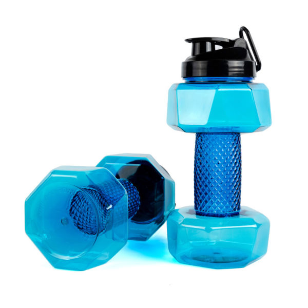 Creative Dumbbell Plastic Sports Water Bottle 61OZ