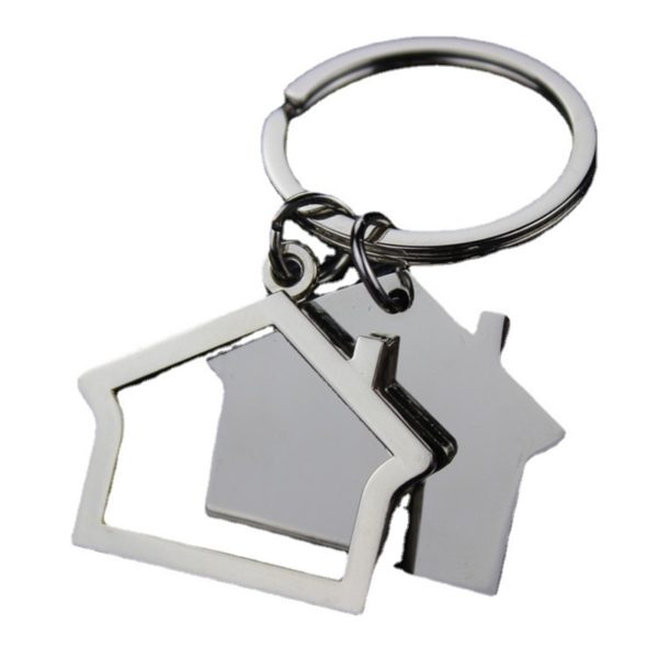 House Keychain Double-sided Laser Engraving