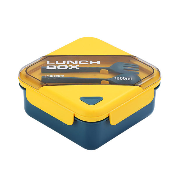 Plastic Portable Lunch Box with Compartments