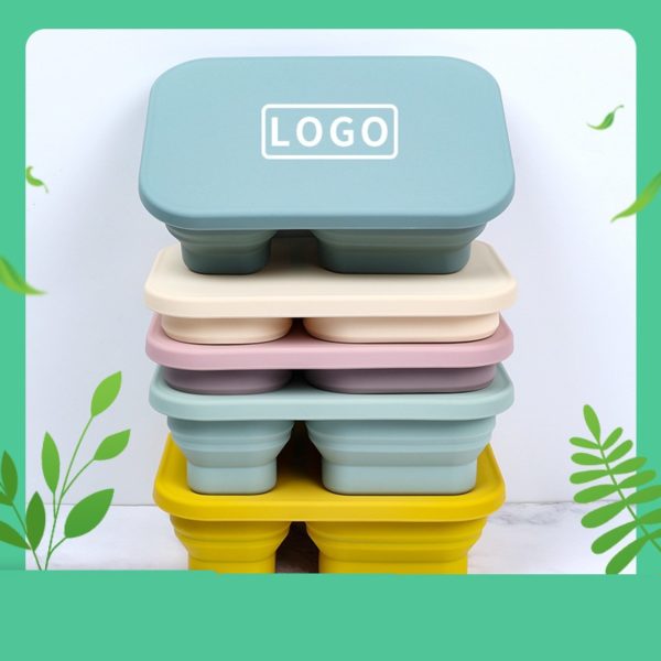 Customized Silicone Folding Lunch Box