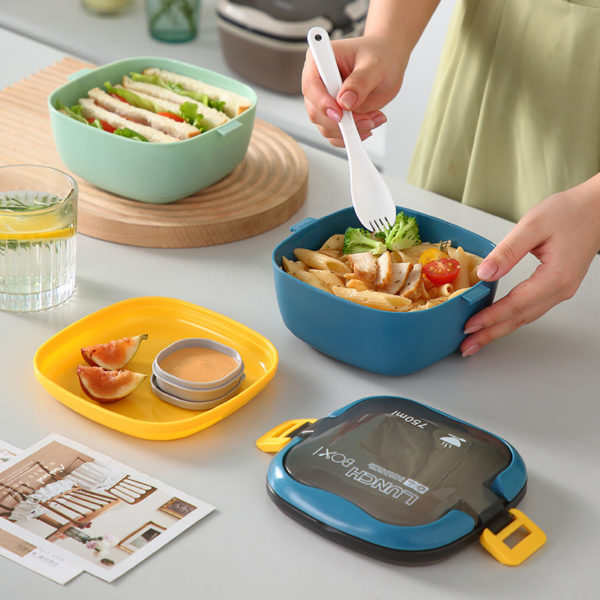 Portable Fresh Sealed Plastic Lunch Box