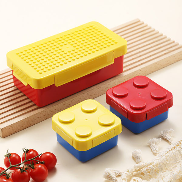 Elemental Building Blocks Lunch Box with Cutlery