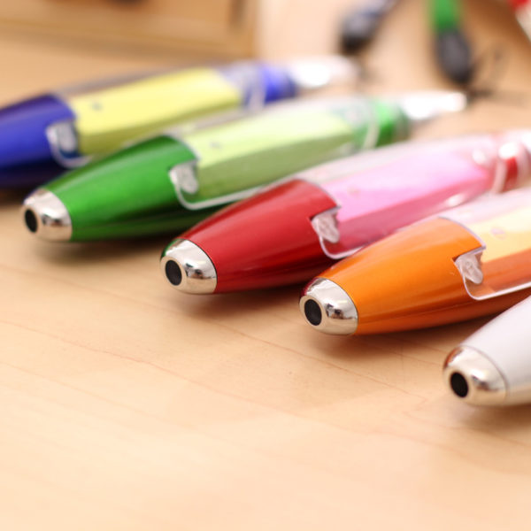 Colorful Lanyard LED Light Ballpoint Pen