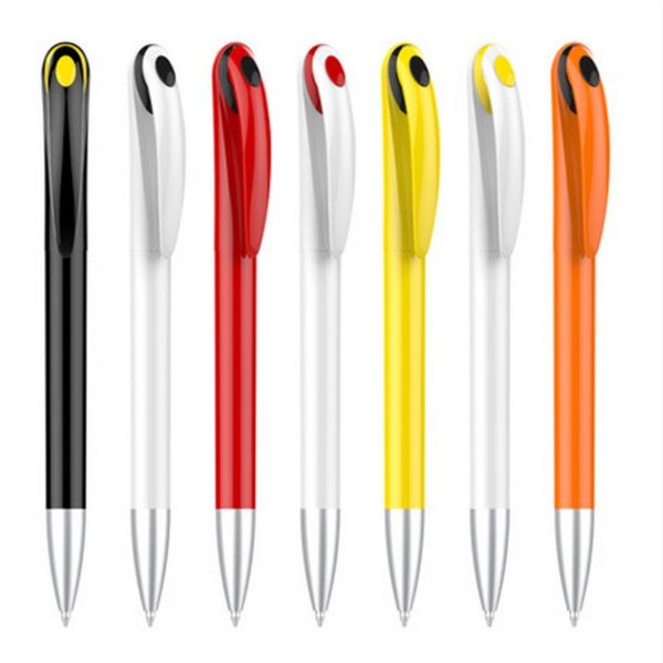 Plastic Printable Push Ballpoint Pen