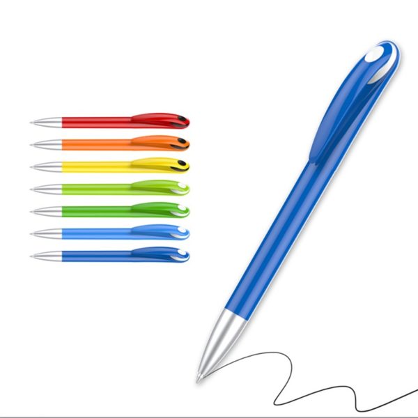 Plastic Printable Push Ballpoint Pen