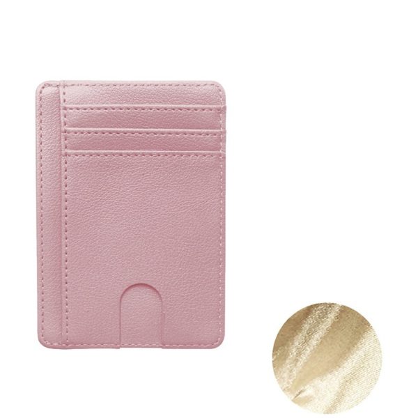 Multi-card Portable PU Anti-magnetic RFID Card Holder