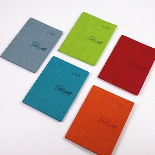 Thickened Business PU Notebook With Coloured Edges