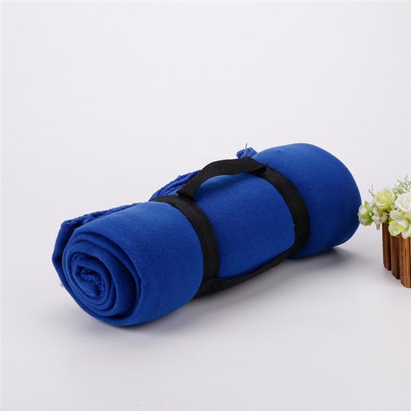 Roll Up Fleece Blanket With Handle