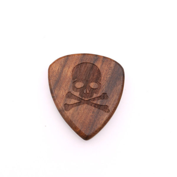 Wood Veneer Guitar Picks with Laser Logo