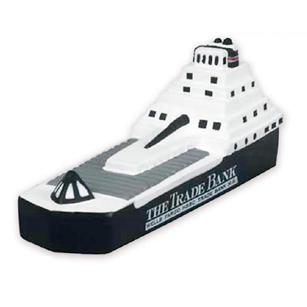 PU Container Ship Shaped Stress Reliever with Custom LOGO