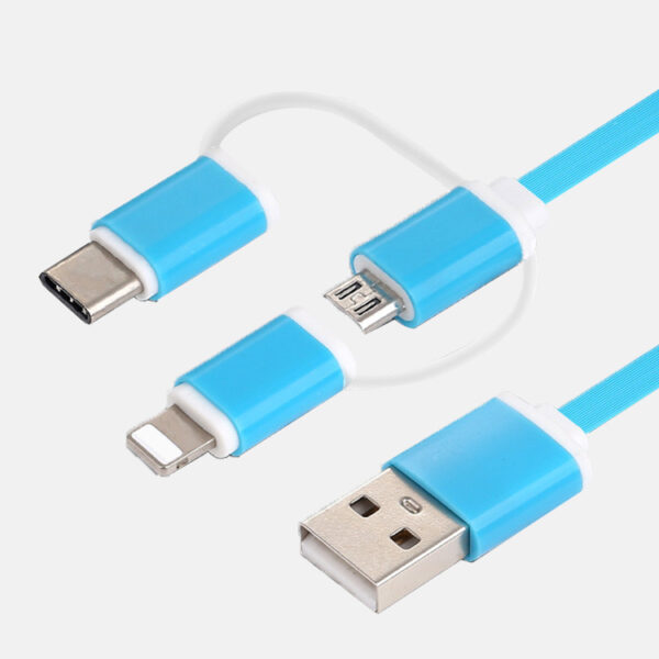 Mini Retractable 3-in-1 Multi-Function USB Charging Cable - Image 4